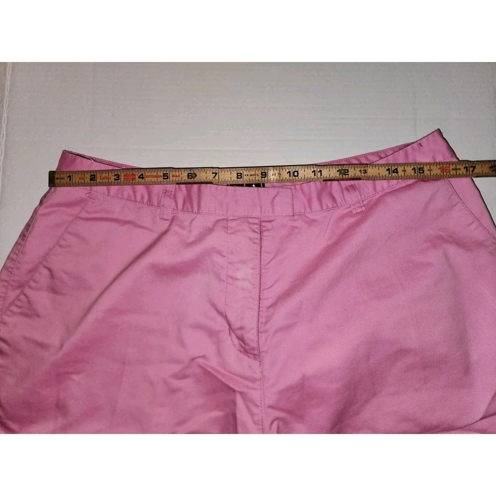 Women's Adidas  Stretch Chino Golf Shorts Size 14 Pink, Barbiecore, Preppy